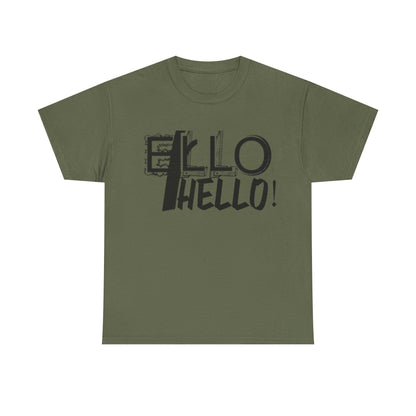 Hello Unisex Tee - Casual and Stylish Cotton T-Shirt for All Occasions