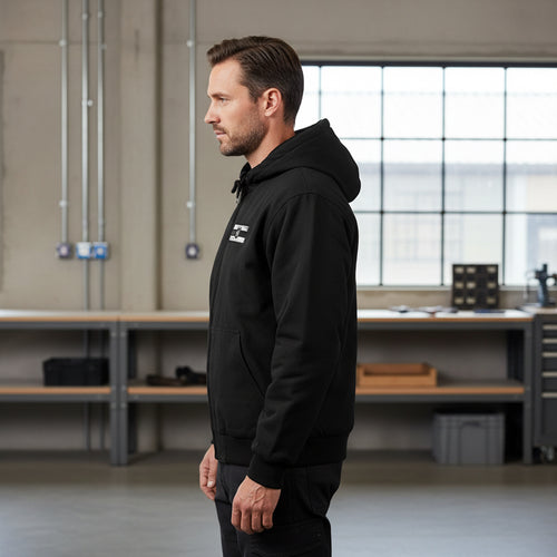 Men's Work Jacket — CornerStone Duck Cloth Hooded Embroidered Work Jacket