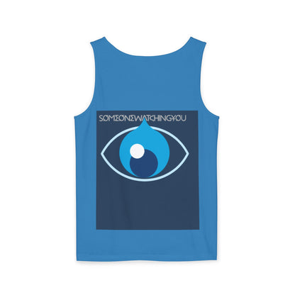 Tank Top Watching You Unisex Garment-Dyed