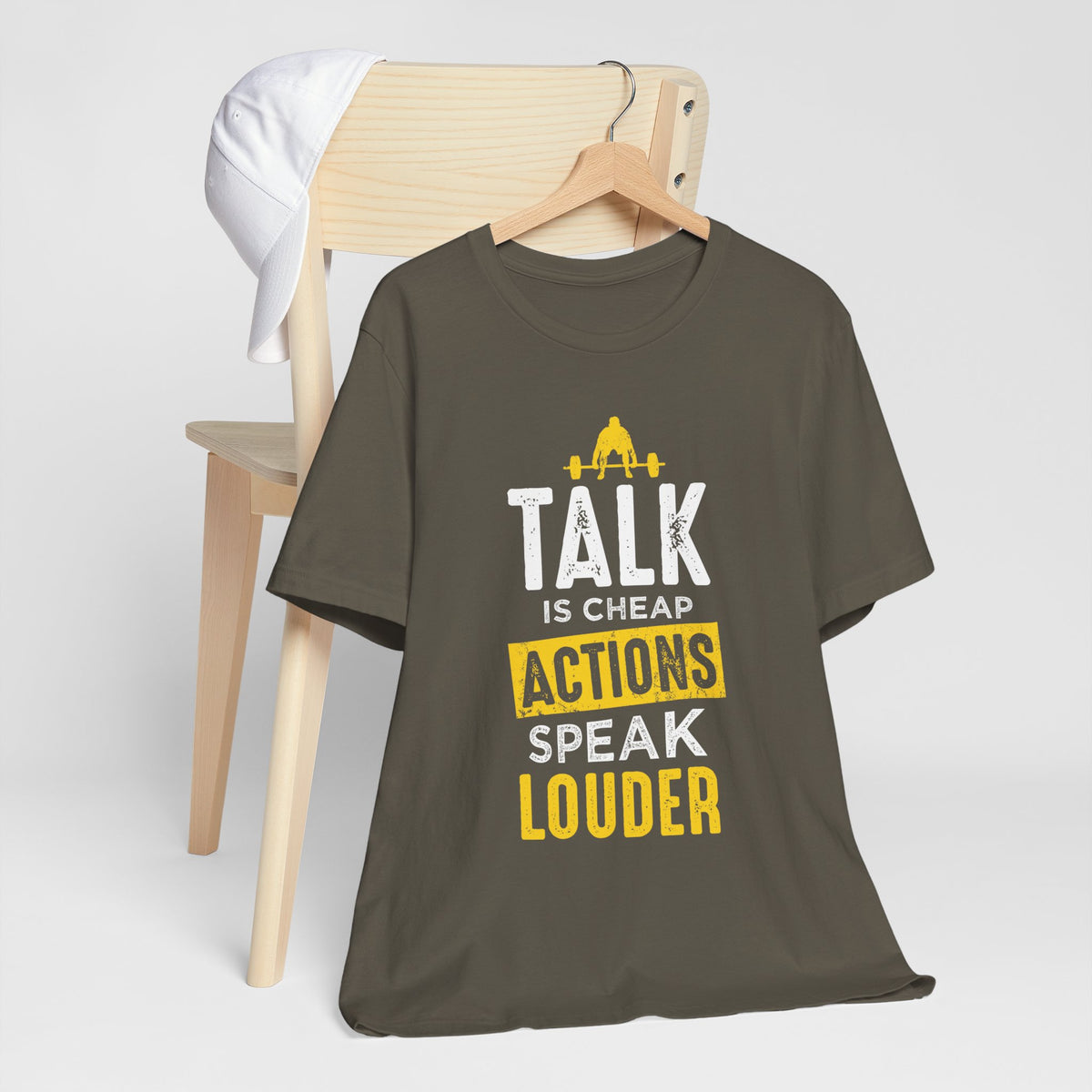 Parler, c’est des actions bon marché, parler plus fort, tee-shirt unisexe 