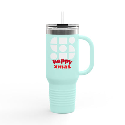 Travel Mug - 'Happy Xmas' Design Printify
