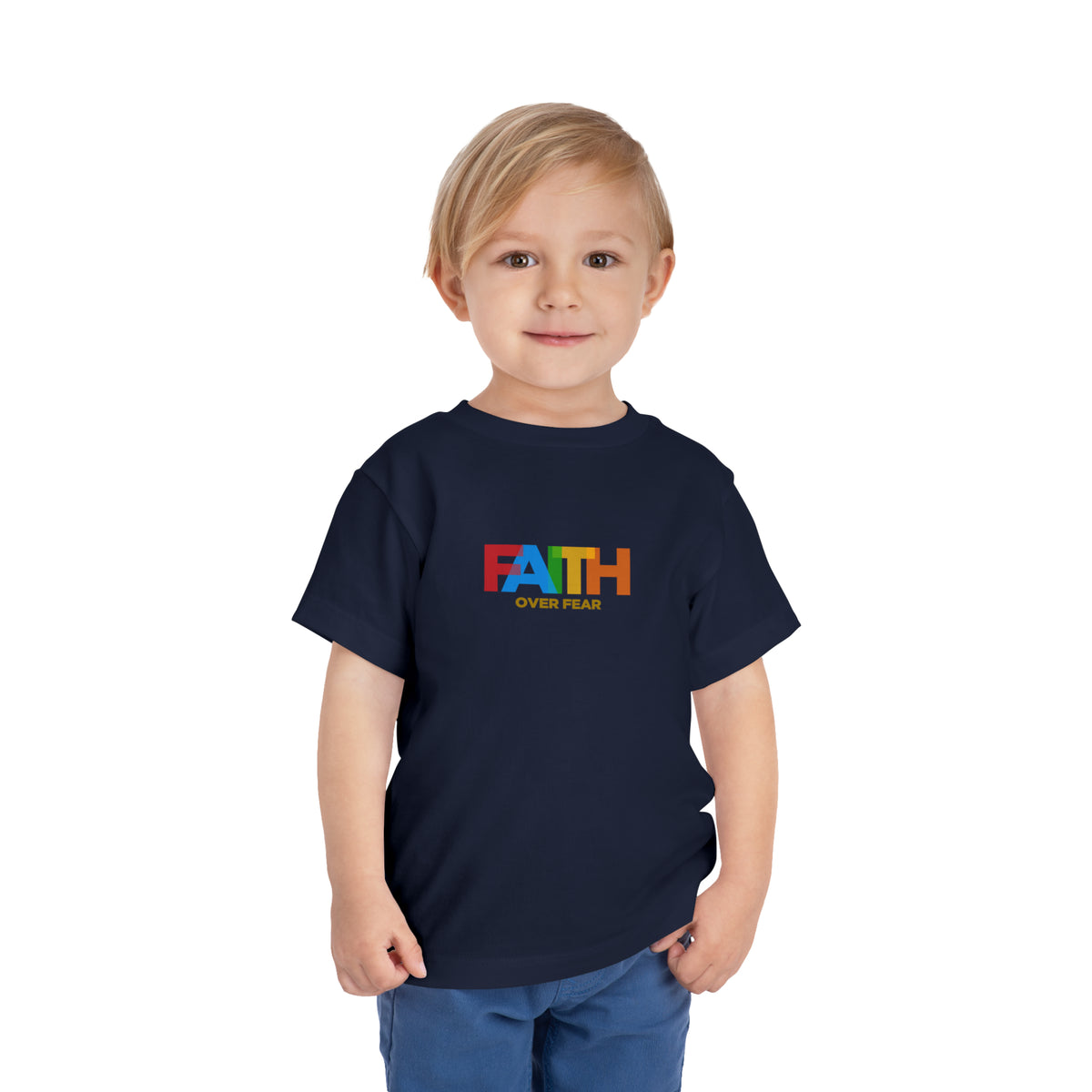Faith Over Fear Toddler Tee