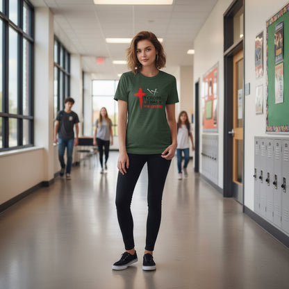 1 Cross +3 Nails =Four Unisex Tee - RC’nSONS