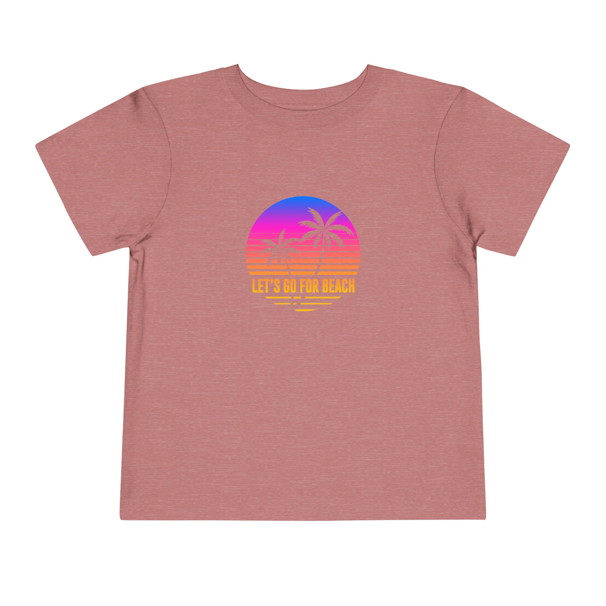 T-shirt Allons-y pour la plage pour tout-petit 