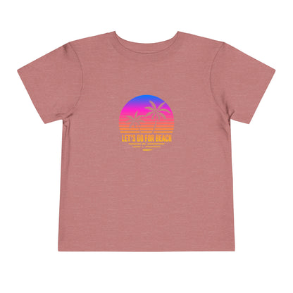 T-shirt Allons-y pour la plage pour tout-petit 