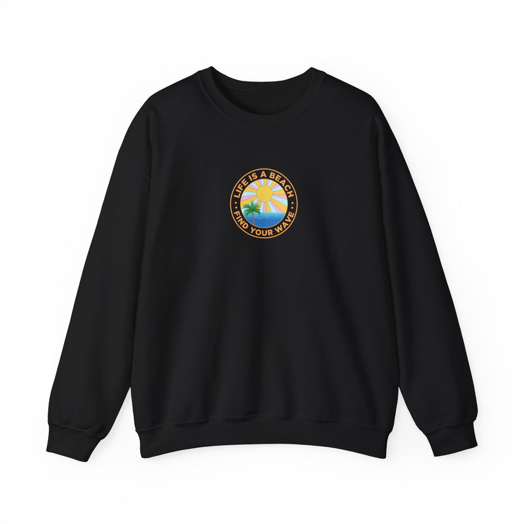 La vie est un sweat-shirt unisexe de plage 