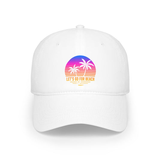Let's Go For Beach Cap