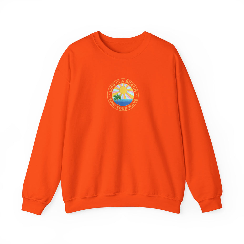 La vie est un sweat-shirt unisexe de plage 