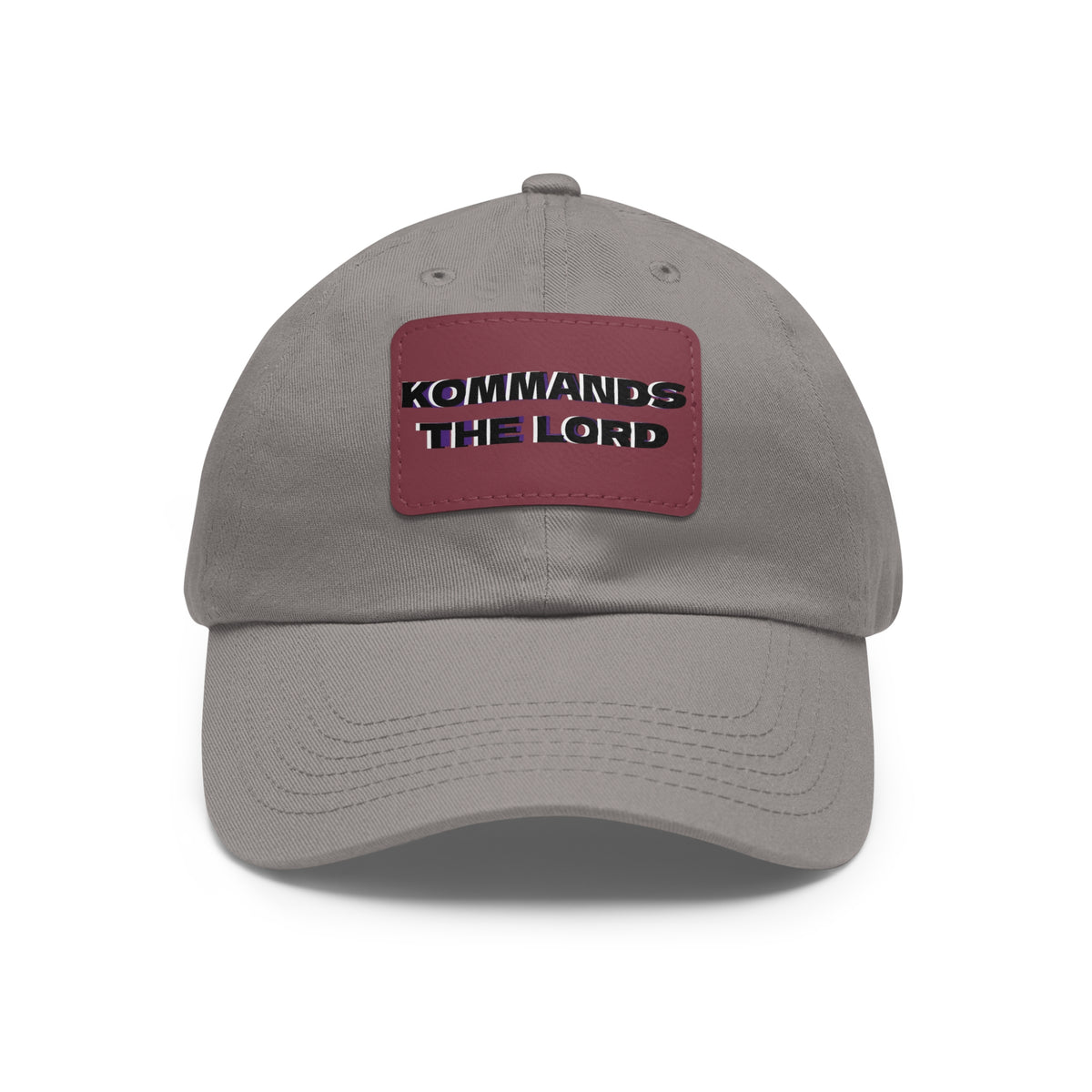 Dad Hat - Kommands The Lord Leather Patch Cap