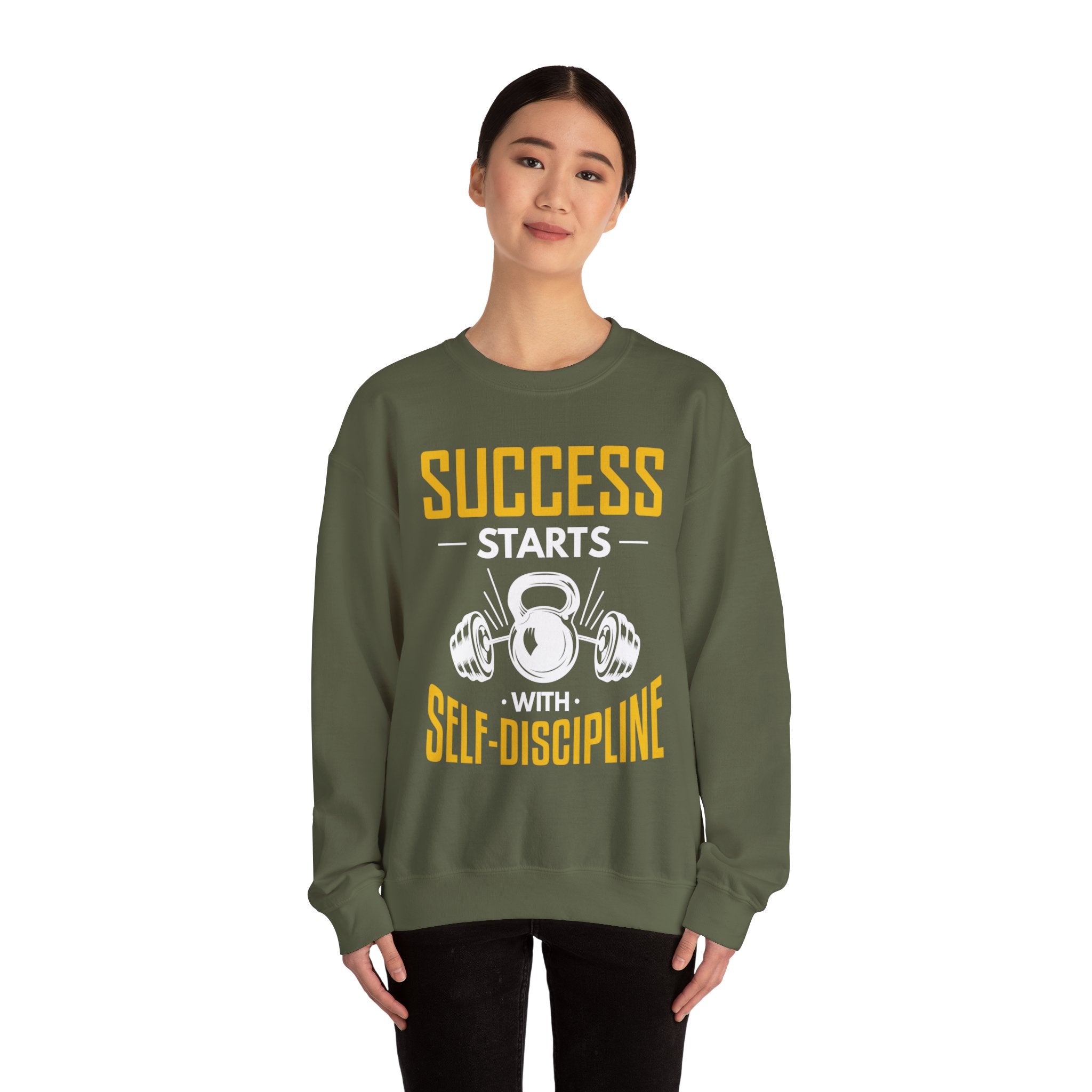 Le succès commence par le sweat-shirt unisexe d’autodiscipline 