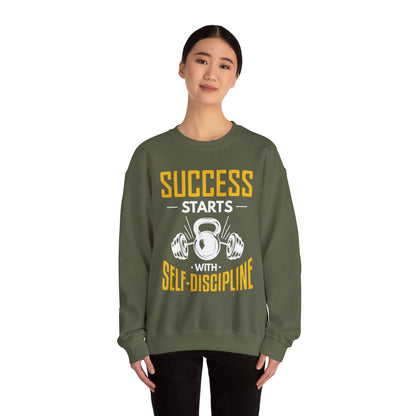 Success Starts With Self-Discipline Unisex Sweatshirt
