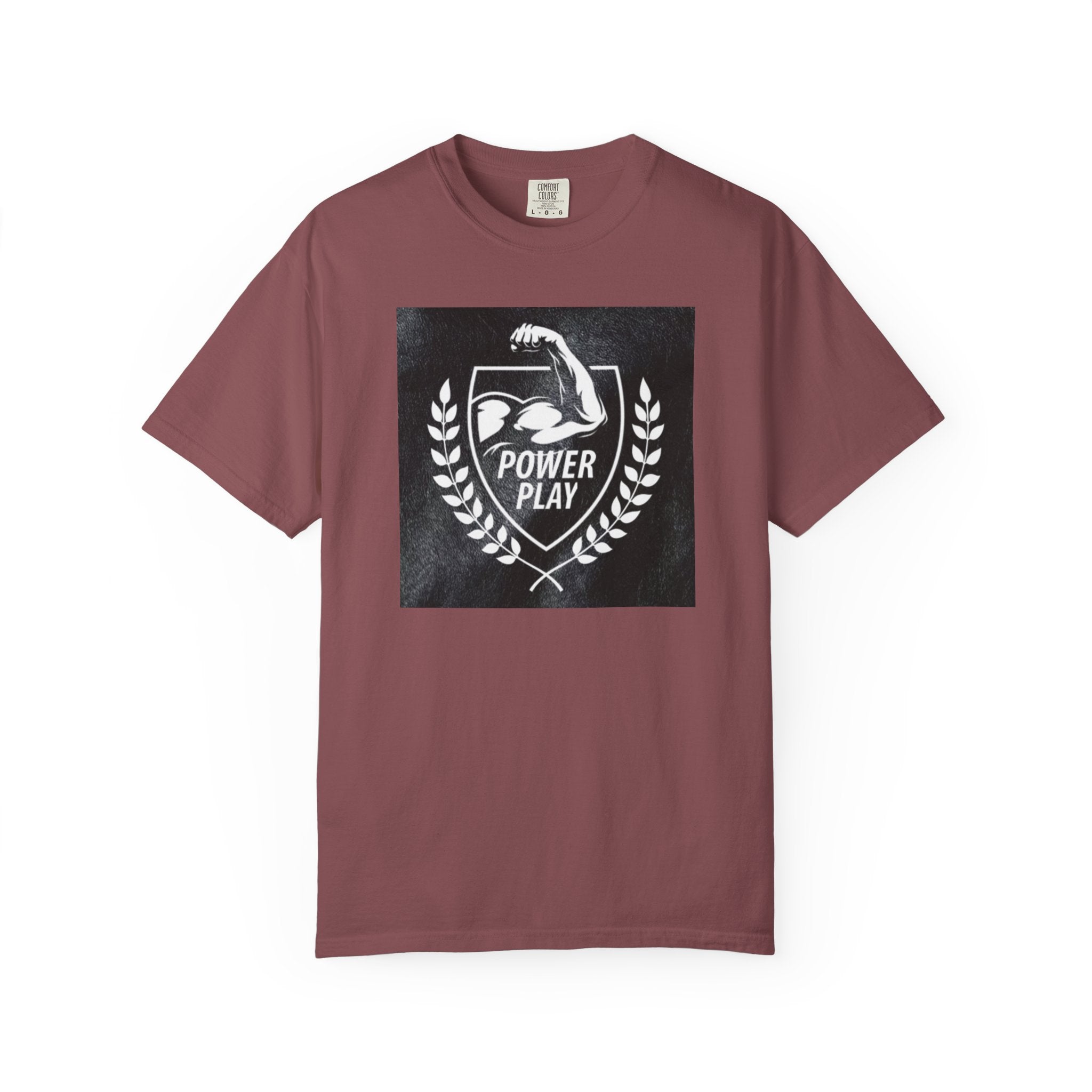 Power Play Unisex Garment-Dyed T-Shirt - Gym Motivation Apparel