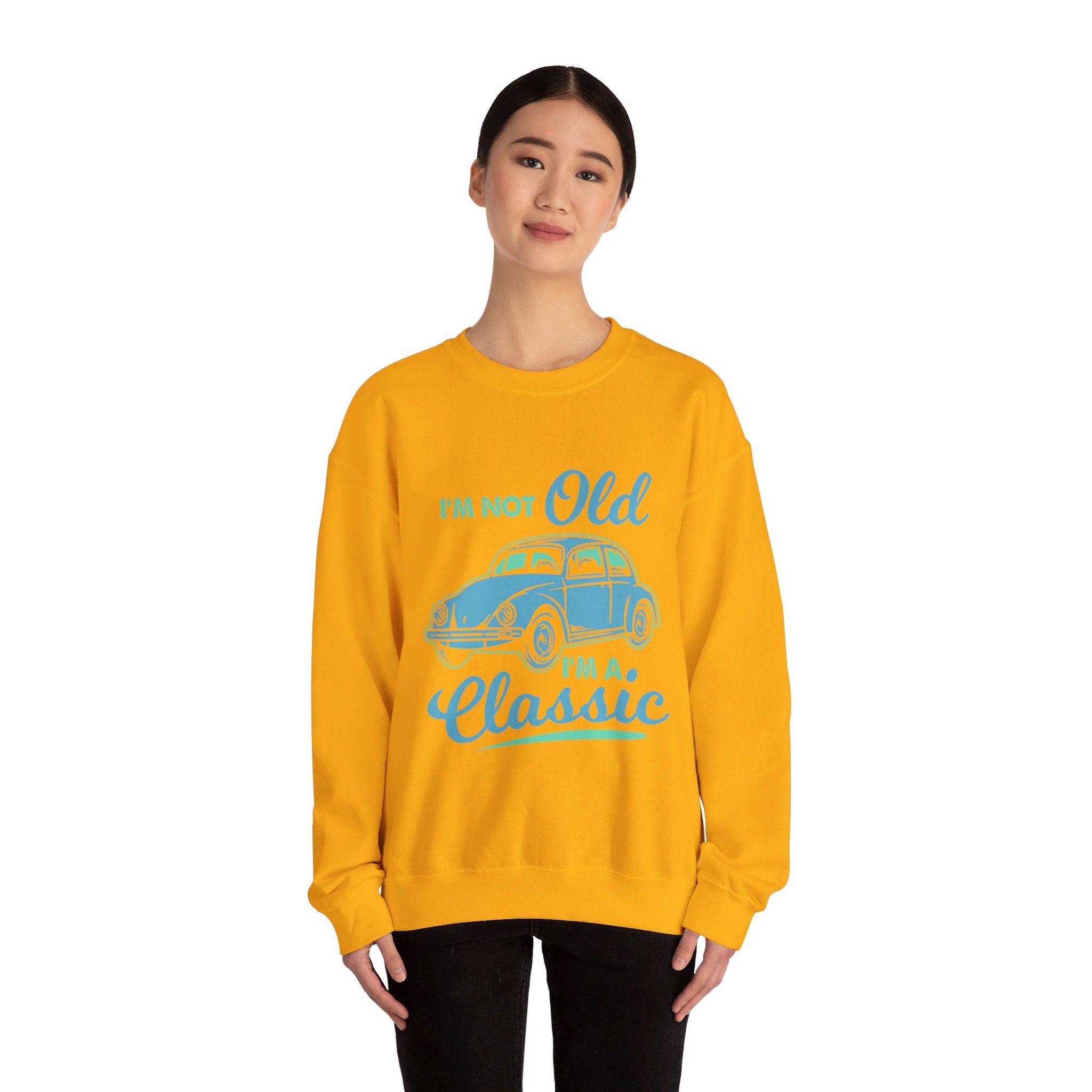Je ne suis pas vieux, je suis un sweat-shirt unisexe classique 