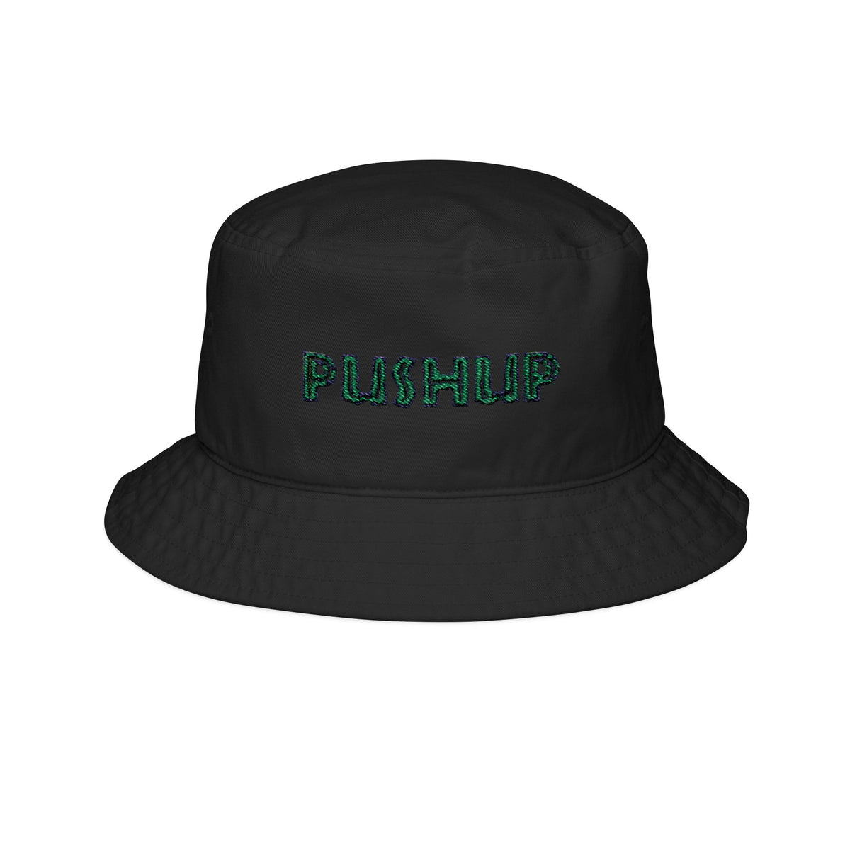 Embroidered Pushup Bucket Hat - Trendy Fitness Fashion