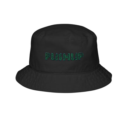 Embroidered Pushup Bucket Hat - Trendy Fitness Fashion