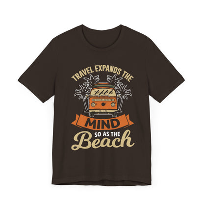 Unisex Travel Expands the mind Short Sleeve Tee