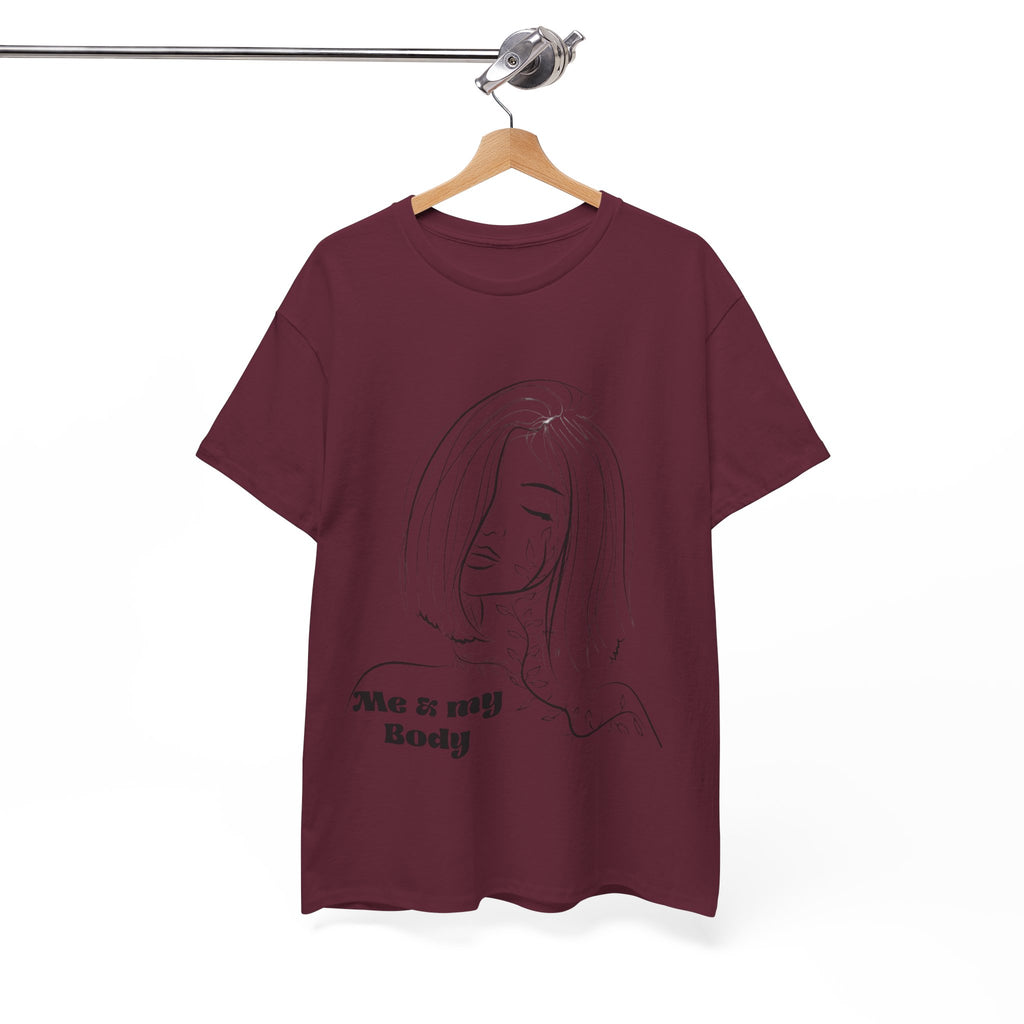 Unisex Faded Cotton Me my Body  Tee