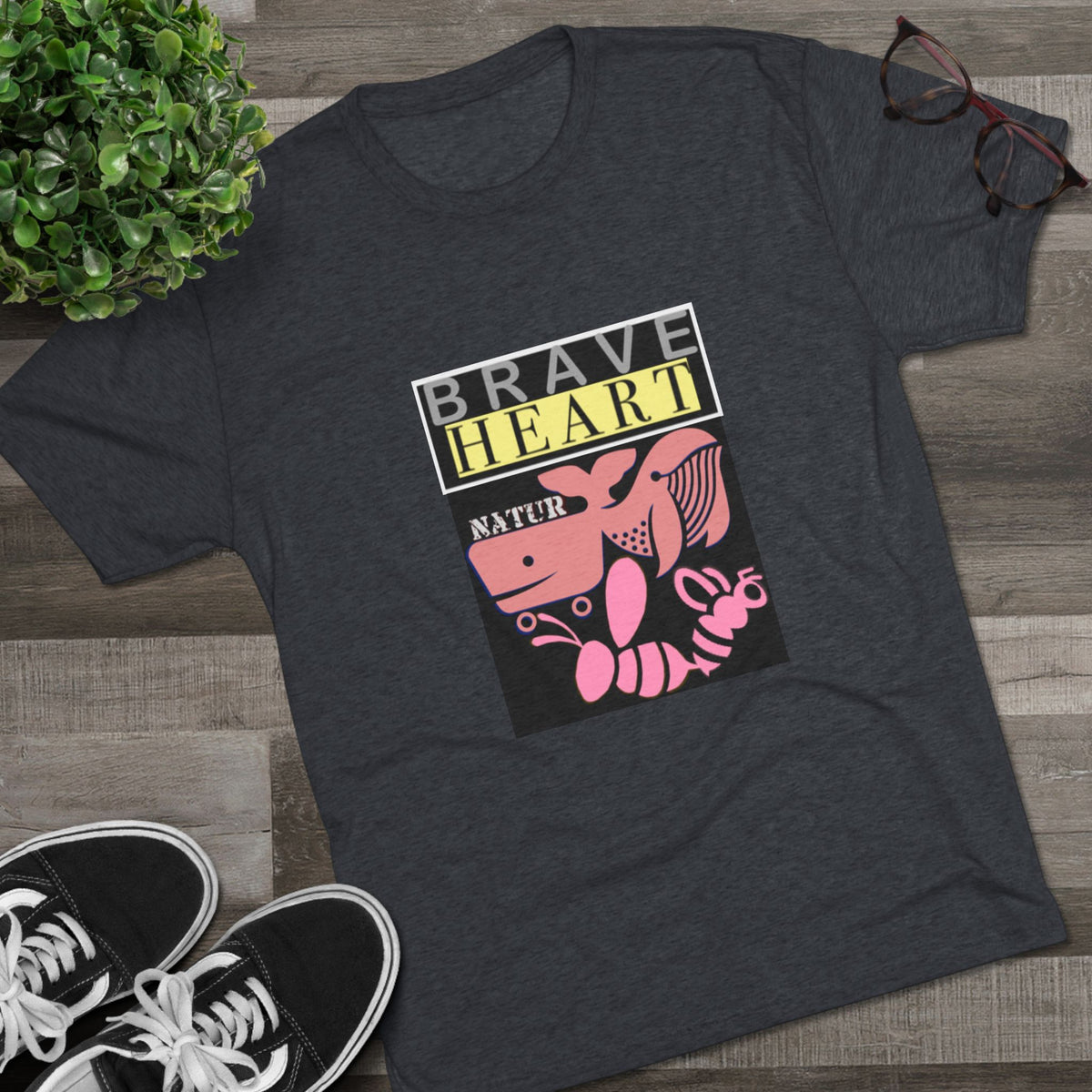 Brave Heart Tri-Blend Unisex T-Shirt