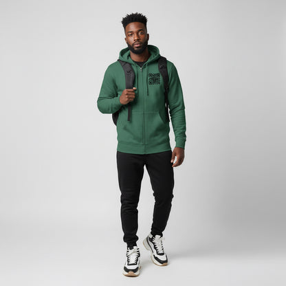 Stylish Unisex Fleece Zip Up Hoodie Printify