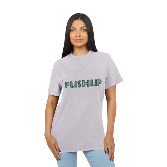 Acid Washed Pushup Tee - Unisex Vintage Style T-Shirt