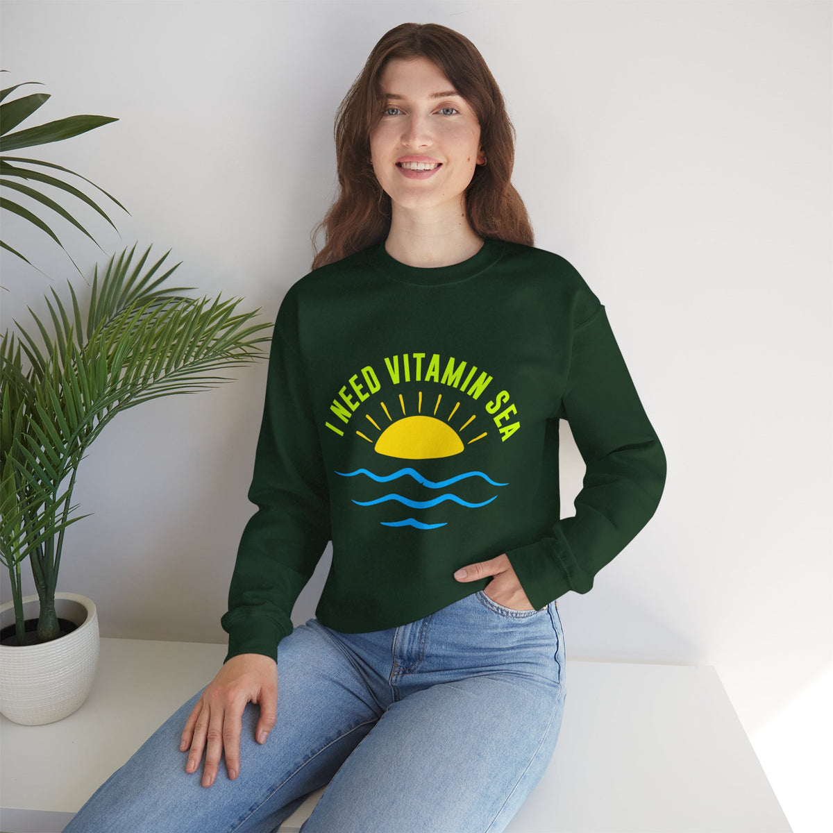 I Need Vitamin Sea Unisex Sweatshirt
