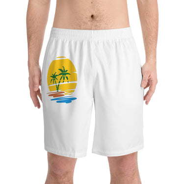 Men's Elastic Beach Shorts (AOP)