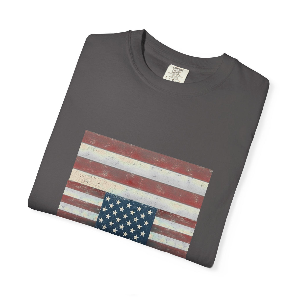 Patriotic Garment-Dyed T-Shirt | Perfect for 4th of July, Memorial Day, Casual Wear, Gifts, Americana Style Printify