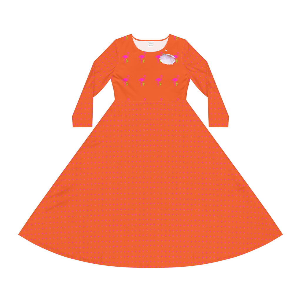 Sunny Long Sleeve Dance Dress, Perfect for Parties, Special Occasions, Balloons, Yellow Party Dress, Charming Evening Gown