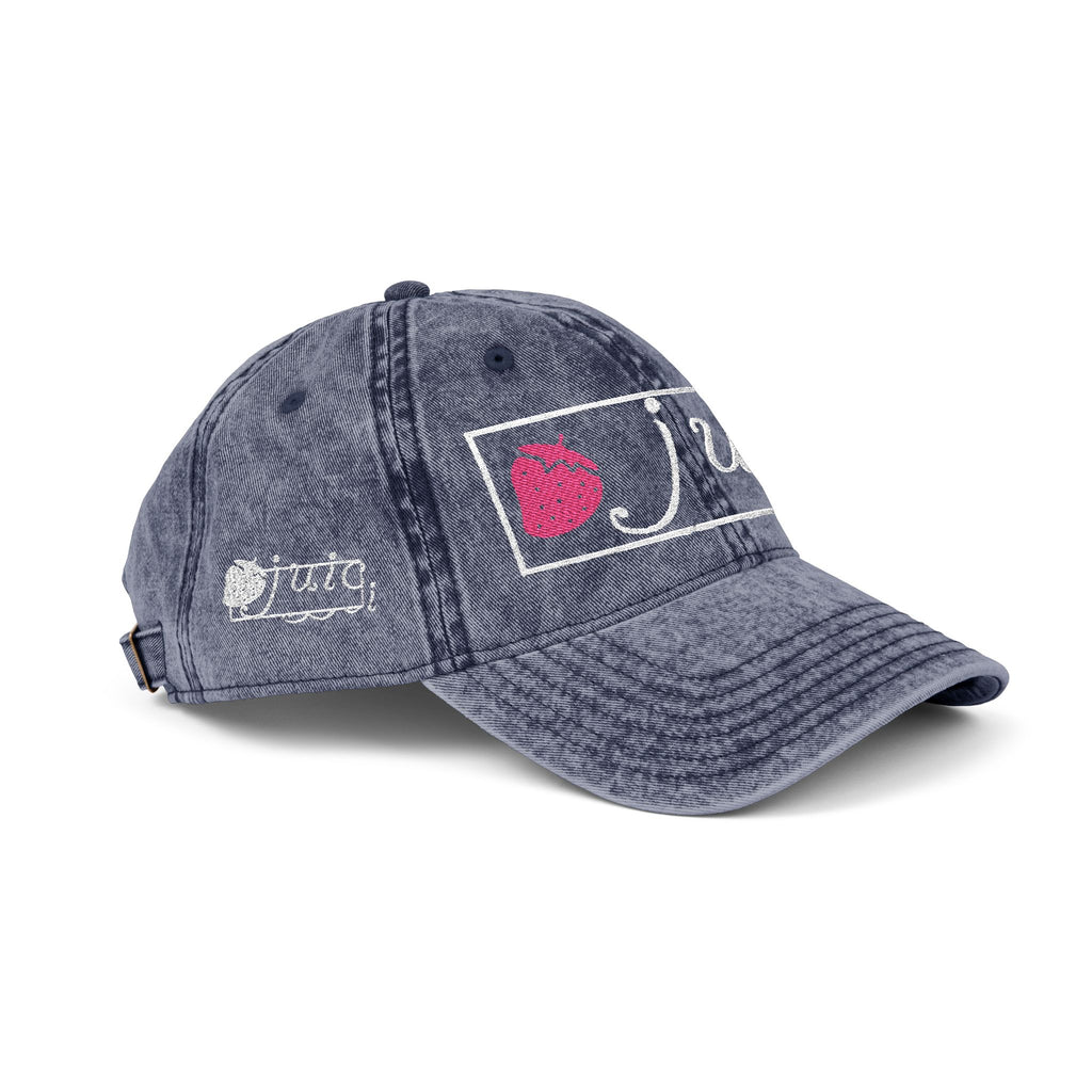 Embroidered Vintage Cap - Juic Cap Design