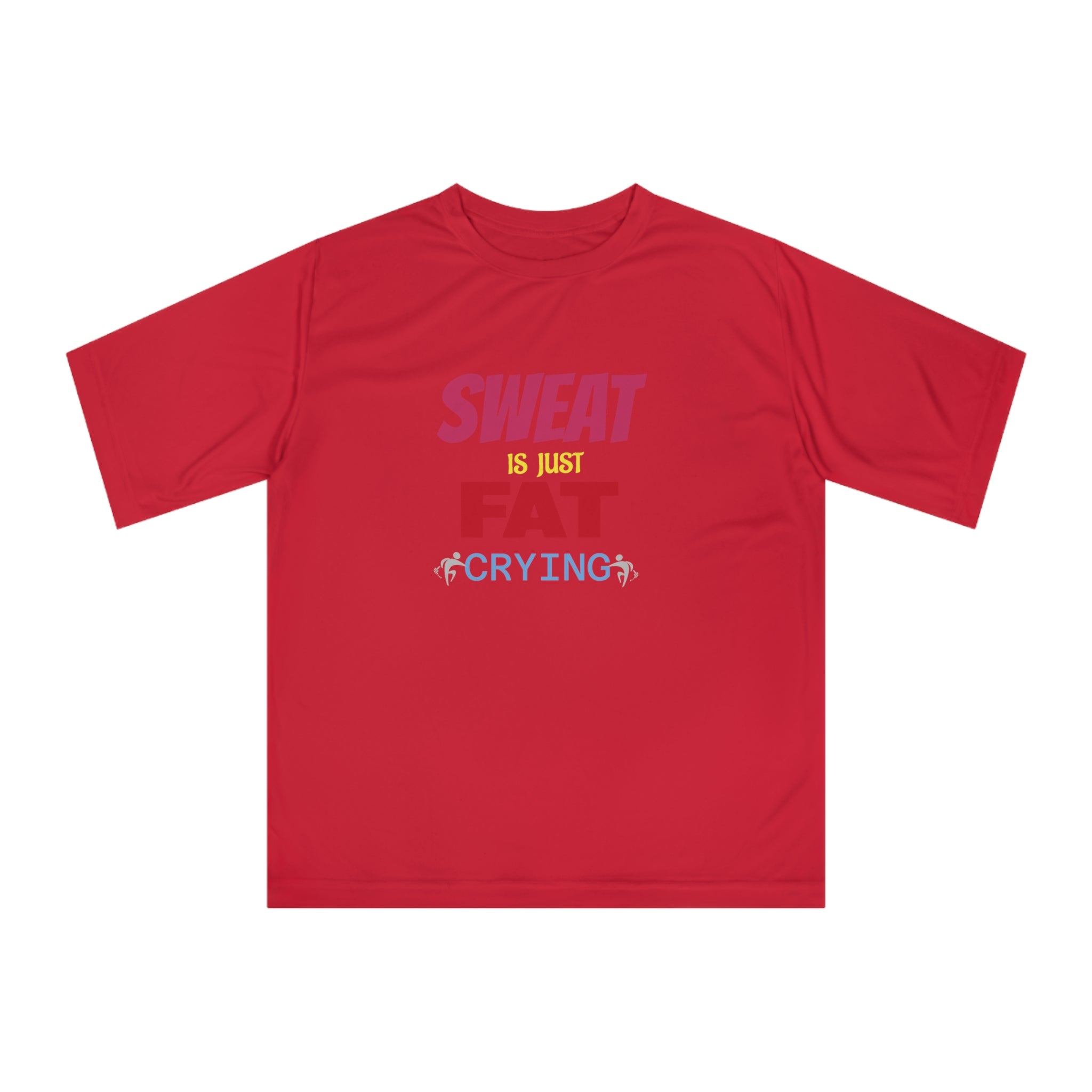Motivational Fitness T-Shirt – Unisex Sweat is Just Fat Crying, Gym Apparel, Workout Shirt, Activewear, Gift for Fitness Enthusiasts Printify