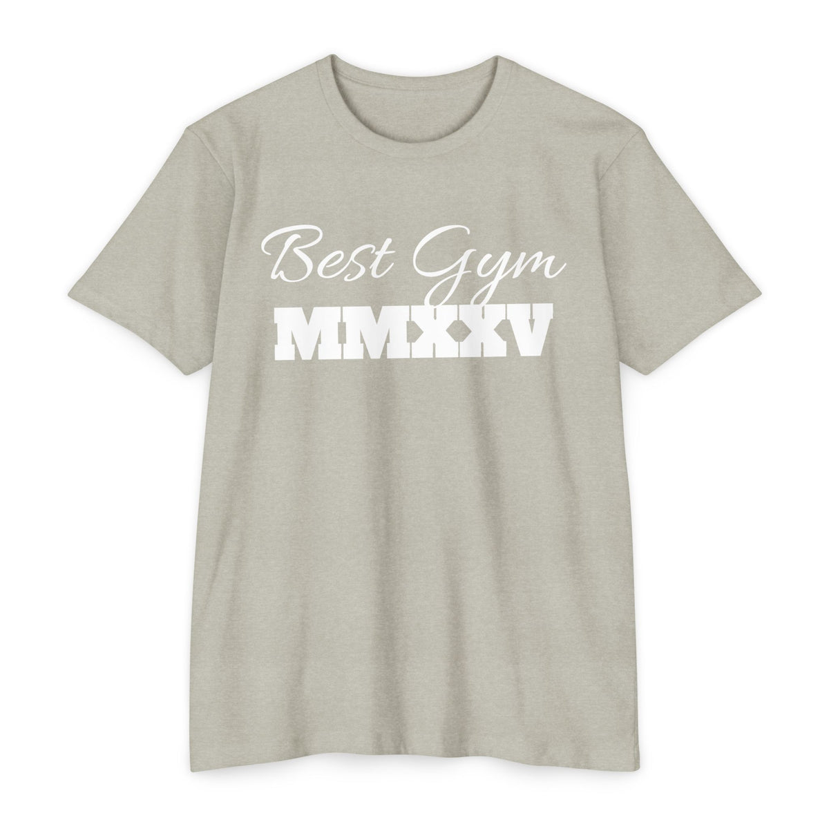 Best Gym Unisex CVC Jersey T-Shirt - Comfortable Fitness Apparel