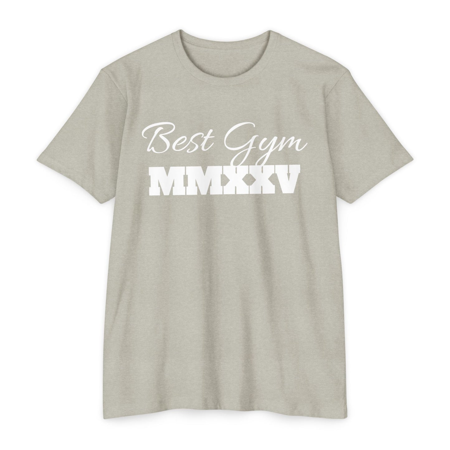 Best Gym Unisex CVC Jersey T-Shirt - Comfortable Fitness Apparel