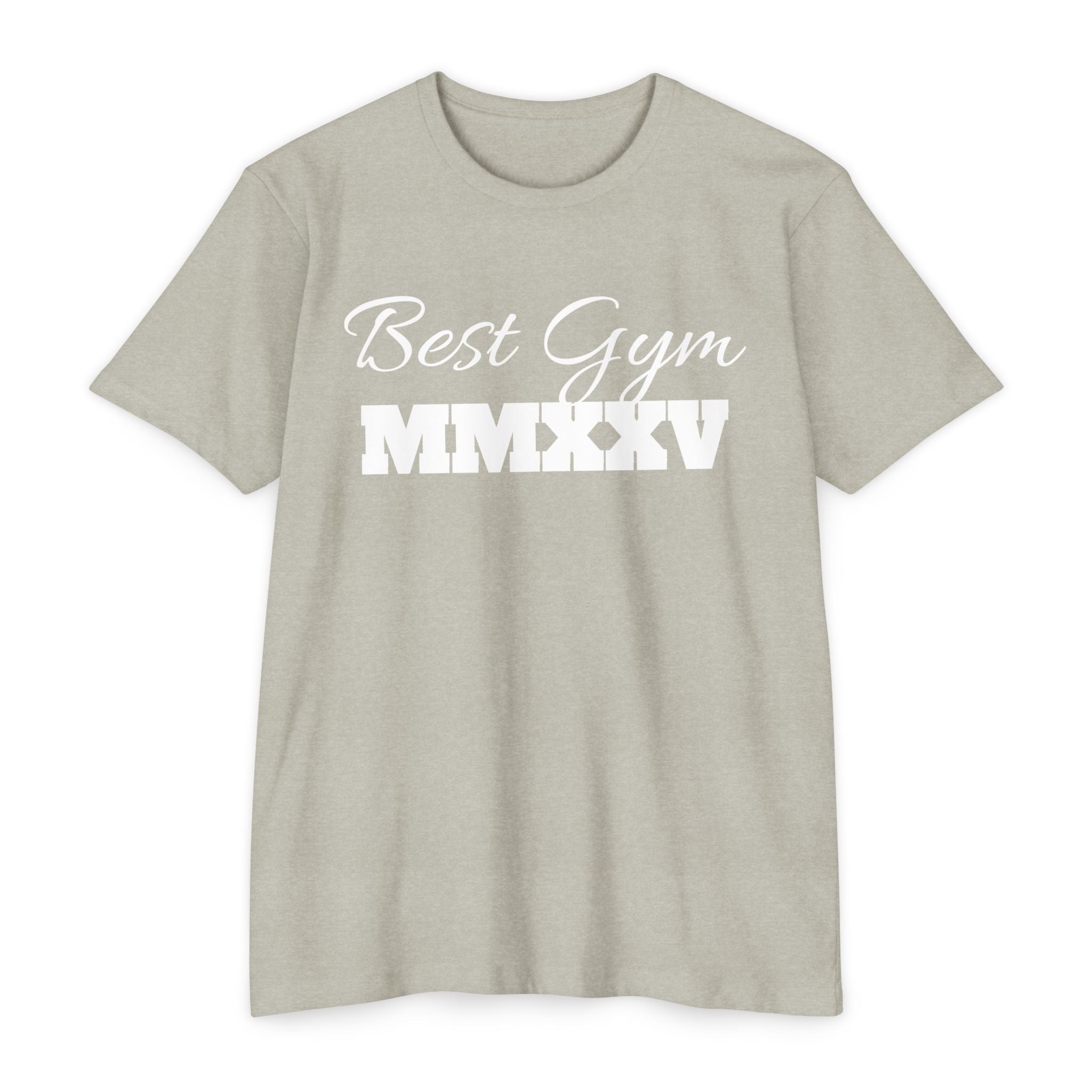 Best Gym Unisex CVC Jersey T-Shirt - Comfortable Fitness Apparel