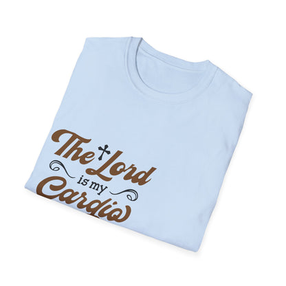 Faith-Inspired Unisex T-Shirt, The Lord is My Cardia, Christian Apparel, Spiritual Gift, Everyday Comfort Wear, Perfect for Church, [...] Printify