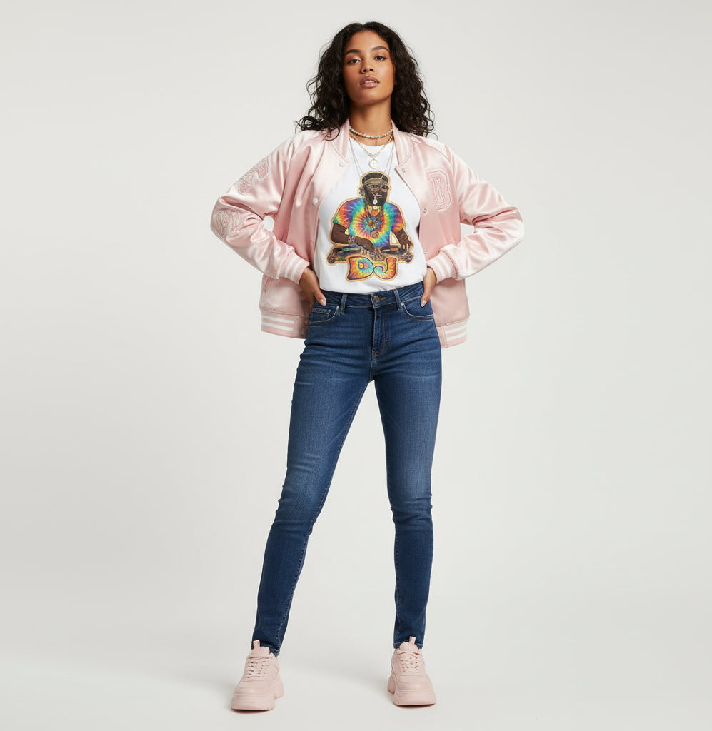 Unisex T-Shirt DJ Tie Dye Shirt Printify