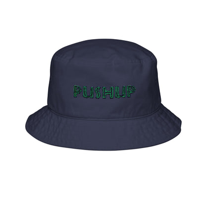 Embroidered Pushup Bucket Hat - Trendy Fitness Fashion