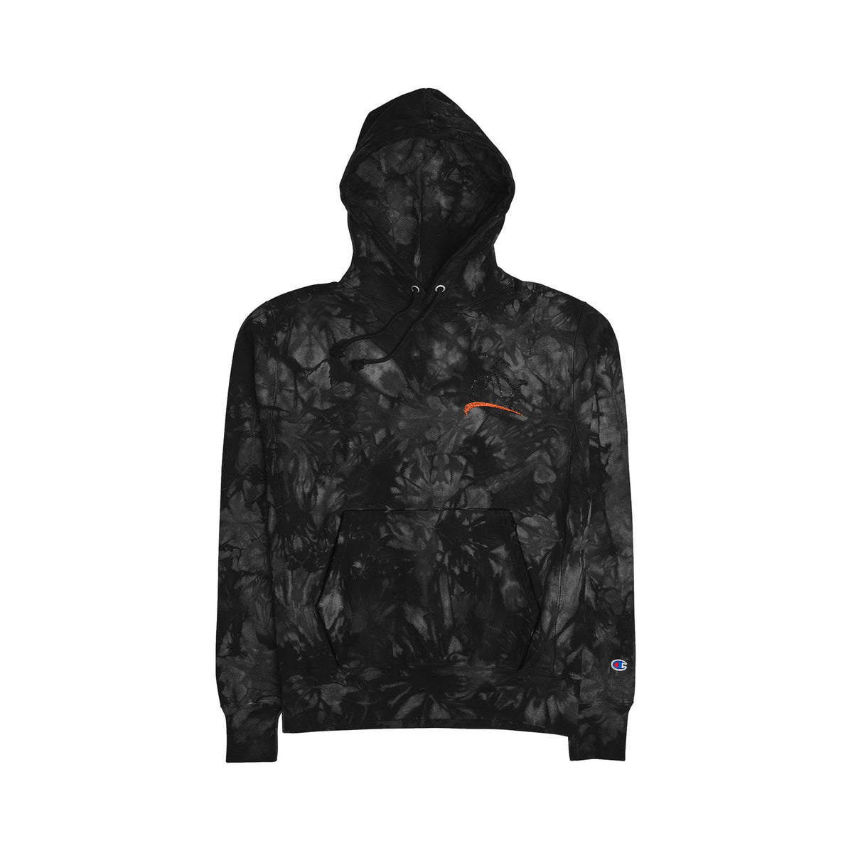 Tie-Dye Hoodie for Bikers - Unisex Champion (Embroidered)