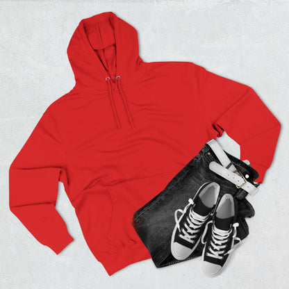 Fleece Hoodie with Quadrat Embroidery