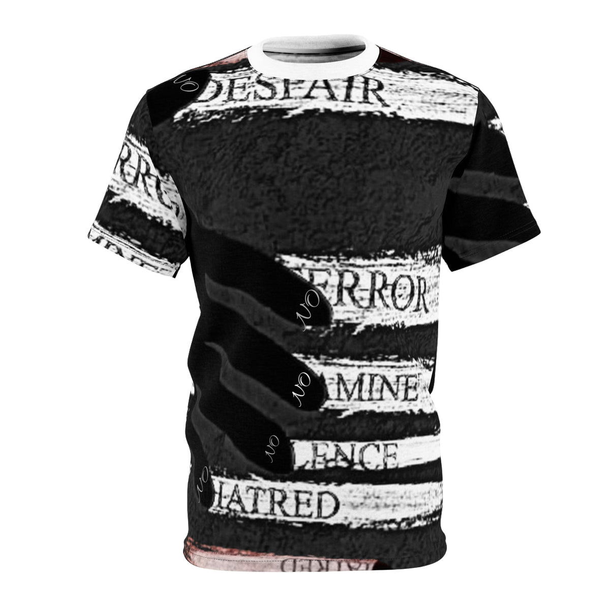 Emotional Statement Tee: Unisex Cut & Sew AOP Shirt | Expressive Graphic Tee for Casual Wear, Unique Gift for Holidays, Motivational [...] Printify