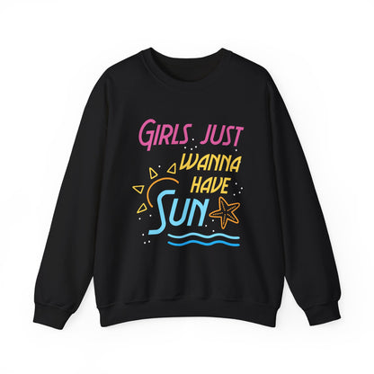 Les filles veulent juste avoir le sweat-shirt unisexe Sun 