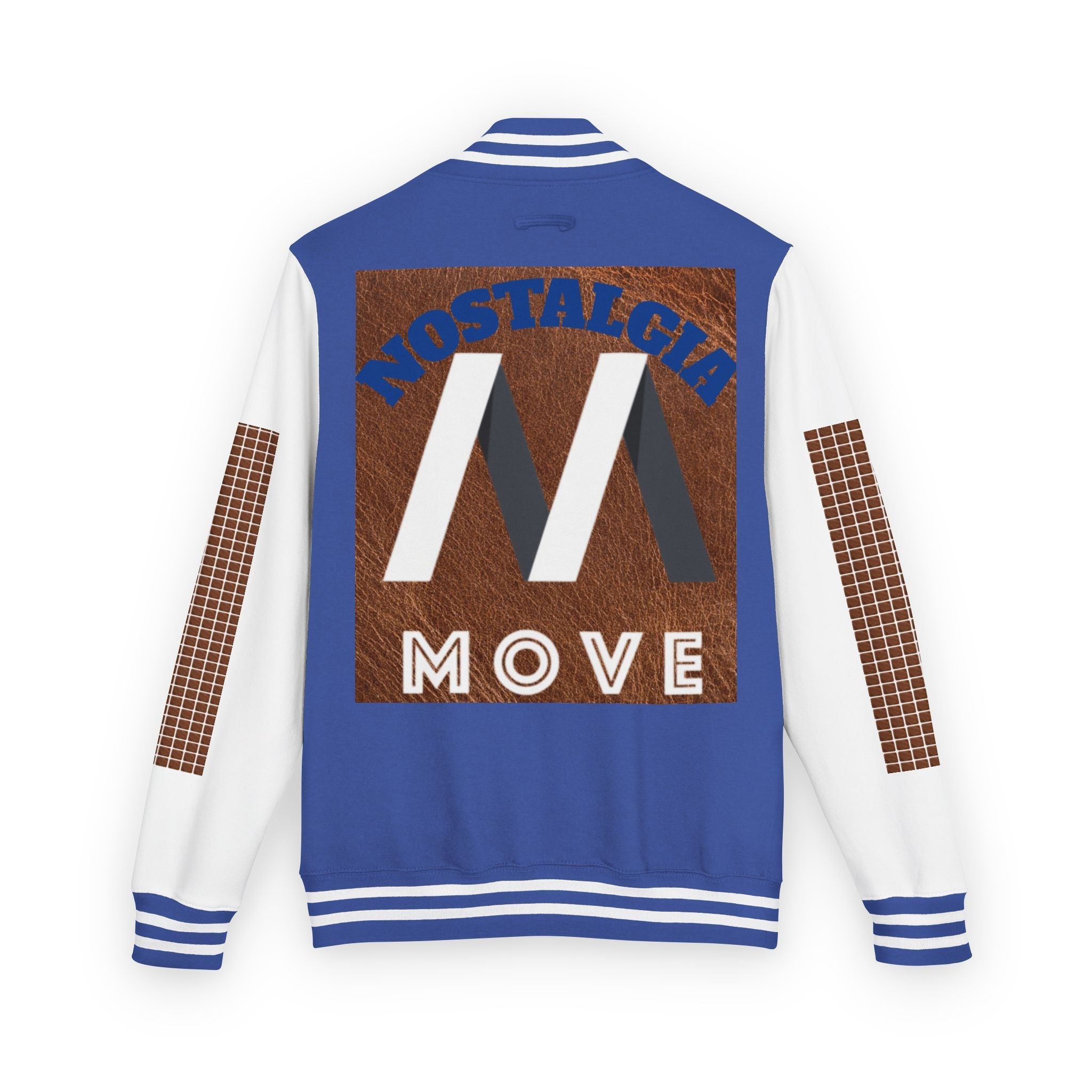 Vintage-Inspired Heavyweight Letterman Jacket, Unisex Varsity Jacket, Retro College Apparel, Perfect for Game Day, Nostalgia Move Style Printify