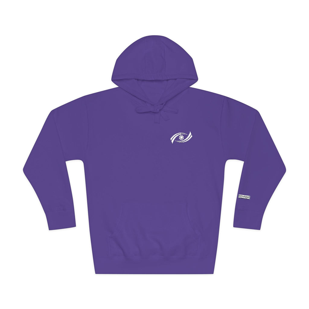 Cozy Unisex Fleece Hoodie with Artistic Design, Casual Wear, Gift for Him/Her, Fall Fashion, Everyday Comfort Printify