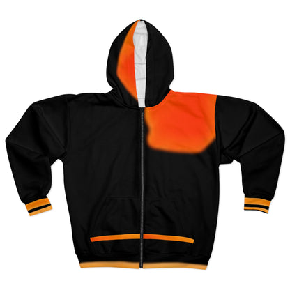 Graphic Unisex Zip Hoodie