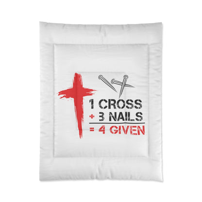 1Cross 3Nails Comforter Printify