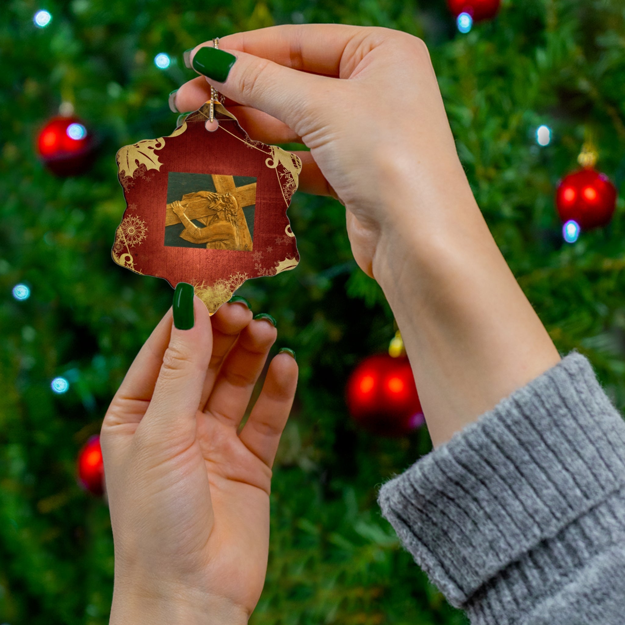 Ceramic Ornament - Happy Birthday Lord Printify