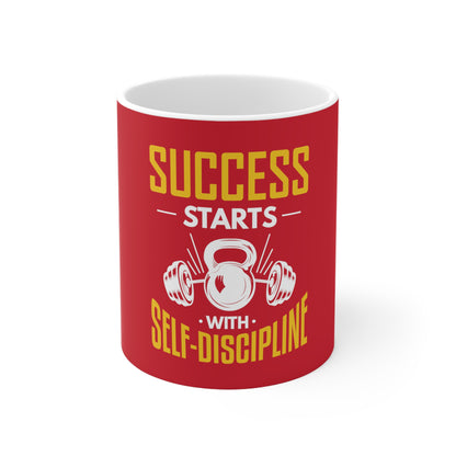 Success Starts With Self-Discipline Mug