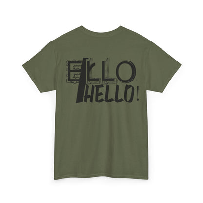 Hello Unisex Tee - Casual and Stylish Cotton T-Shirt for All Occasions