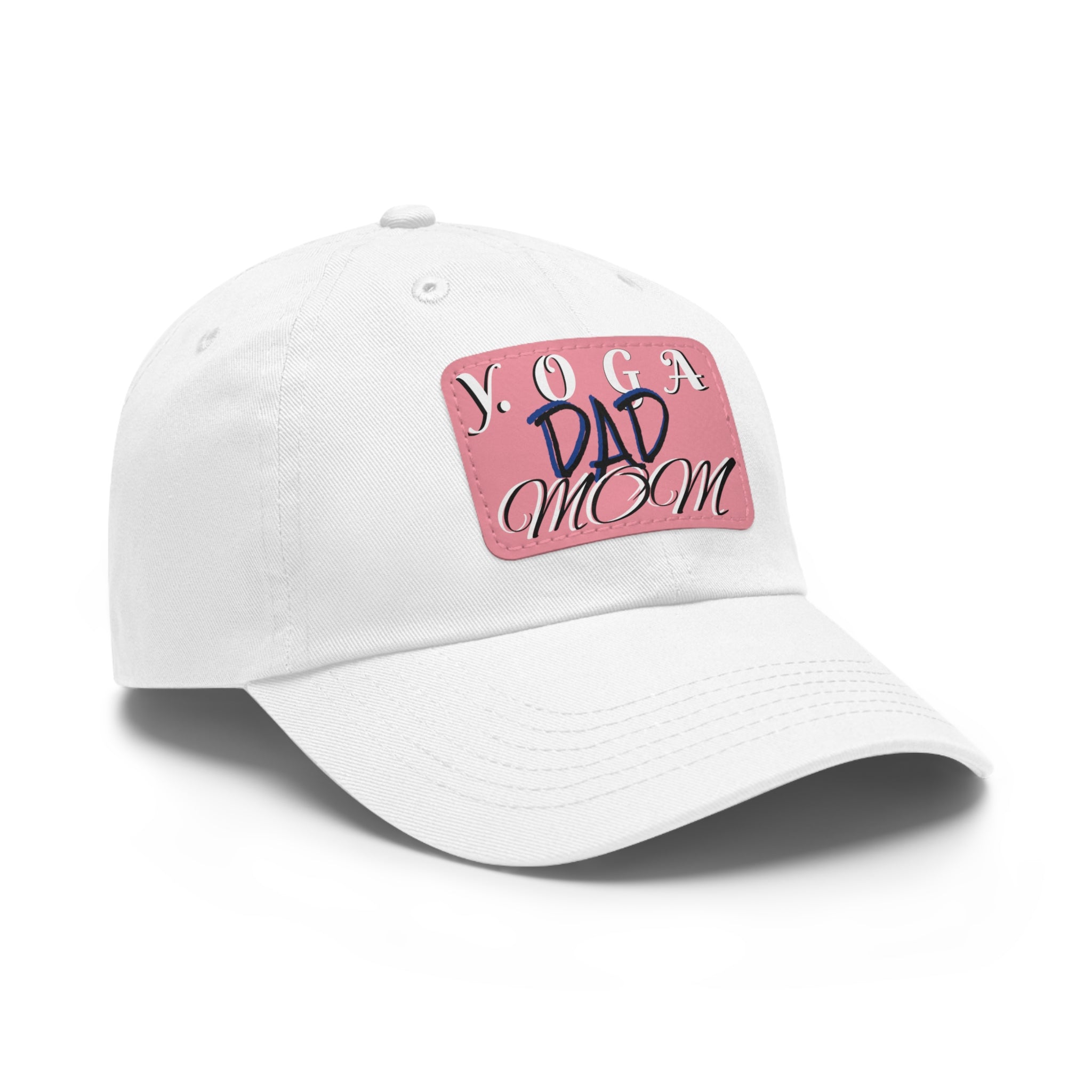 Yoga Dad Hat with Leather Patch