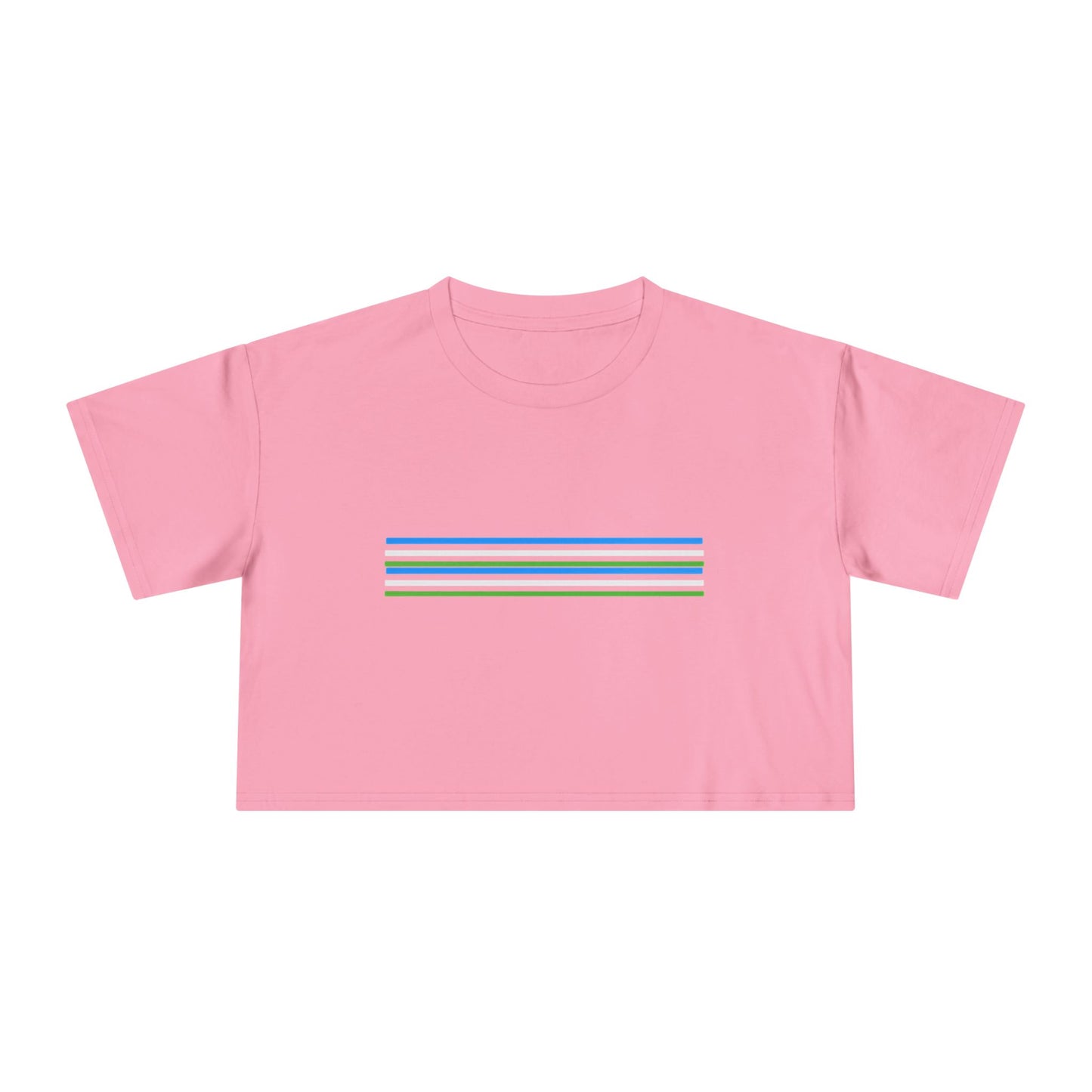 Crop Tee - Bubblegum Design for Women