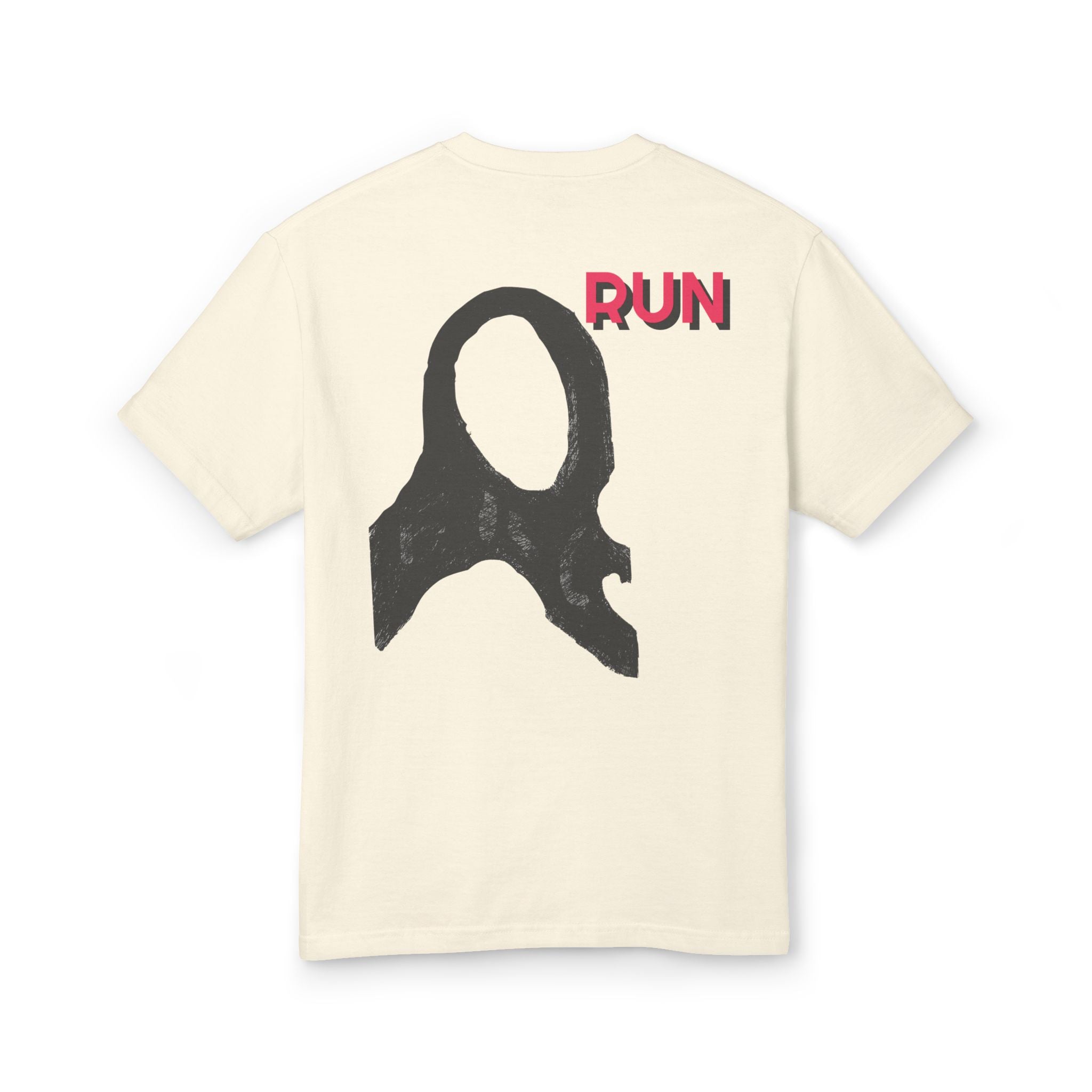 Casual Unisex Tee -  Run Graphic
